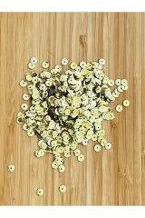 Payet Pul 6,5mm. Takriben 15 Gram. Sarı.