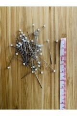 Beyaz Top Başlı Toplu Iğne 50 Adet.