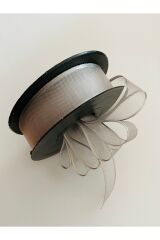 Şifon Kurdele 2.5cm X 20metre. Renk No:15 Gri.