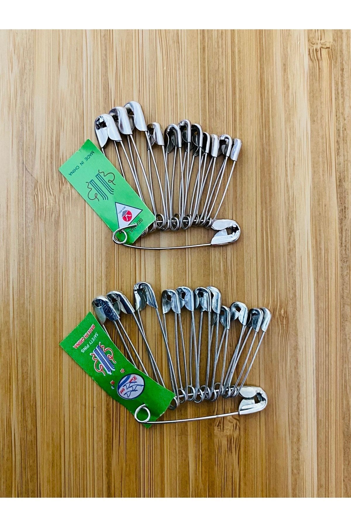 Çatal Dizi Çengelli Iğne 12'li. 2 Paket. Üç Farklı Boy. No: 0-1-2.