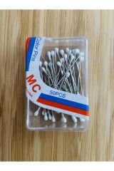 Beyaz Ince Başlı Toplu Iğne 50 Adet.