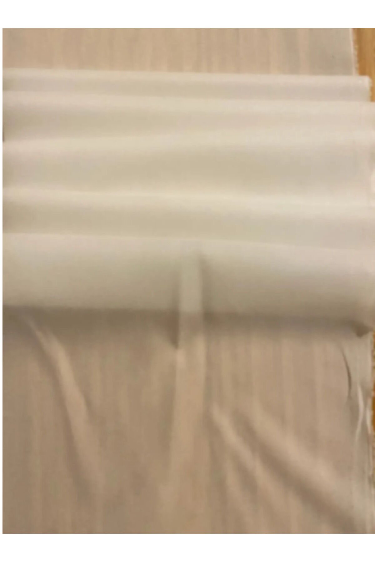 Beyaz Likralı Elastan Yapışkanlı Bez Tela. Boy: 2.6 metre. En: 15 cm