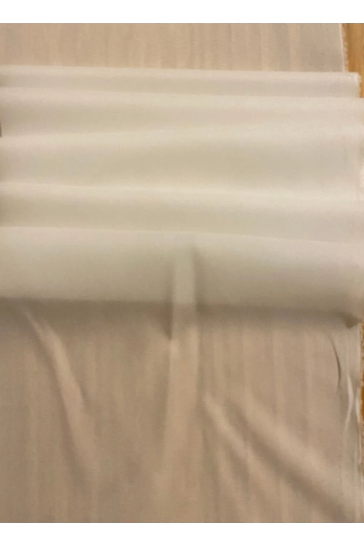 Beyaz Likralı Elastan Yapışkanlı Bez Tela. Boy: 3.25 metre. En: 15 cm