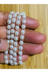 6mm Şerit Yarım Inci. Krem. 4 Metre.