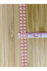 8mm Ikiz Şerit Yarım Inci. Pudra. 4 Metre.