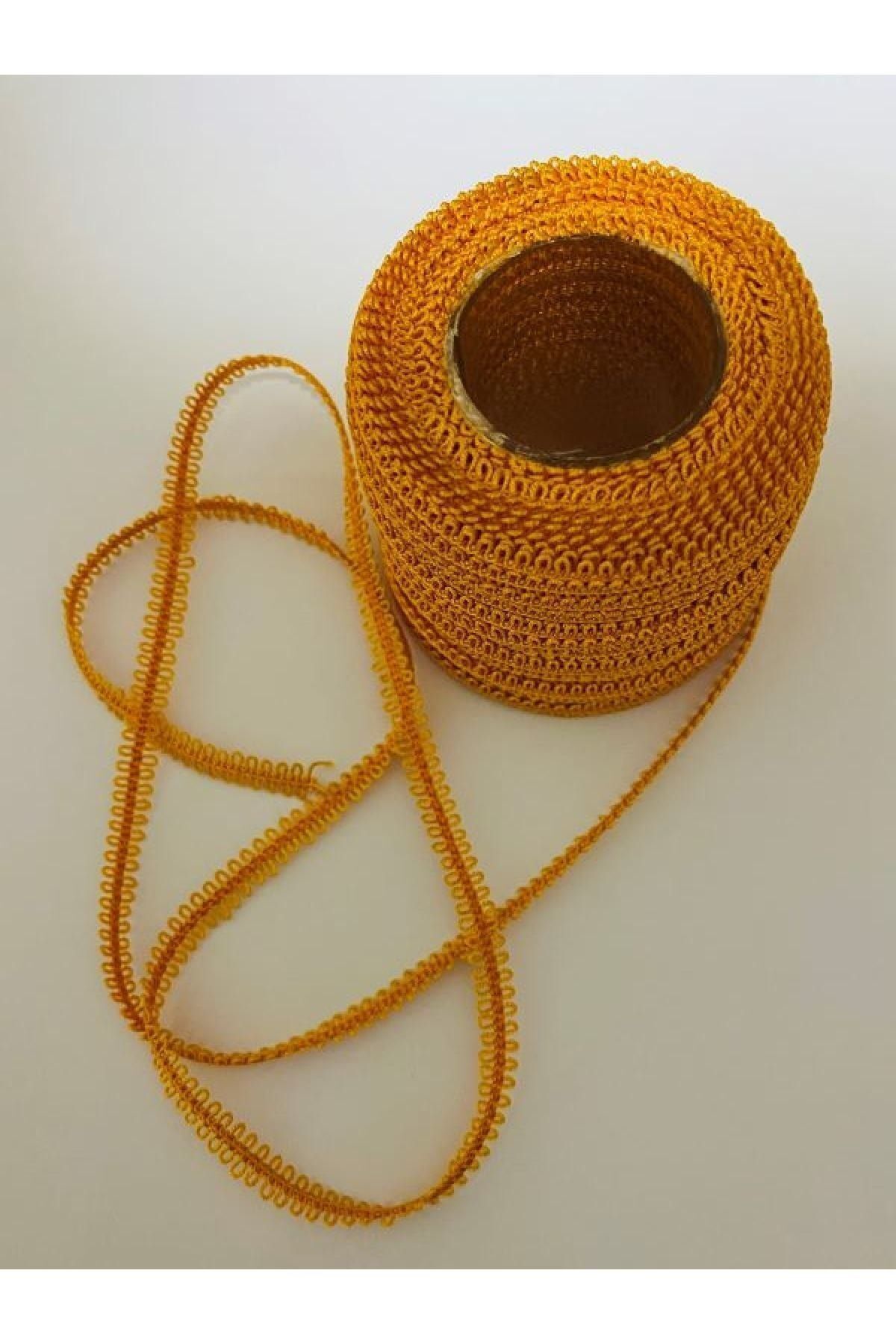 Pıtırcık El Işleme Kurdele. 5 Metre. Oranj.