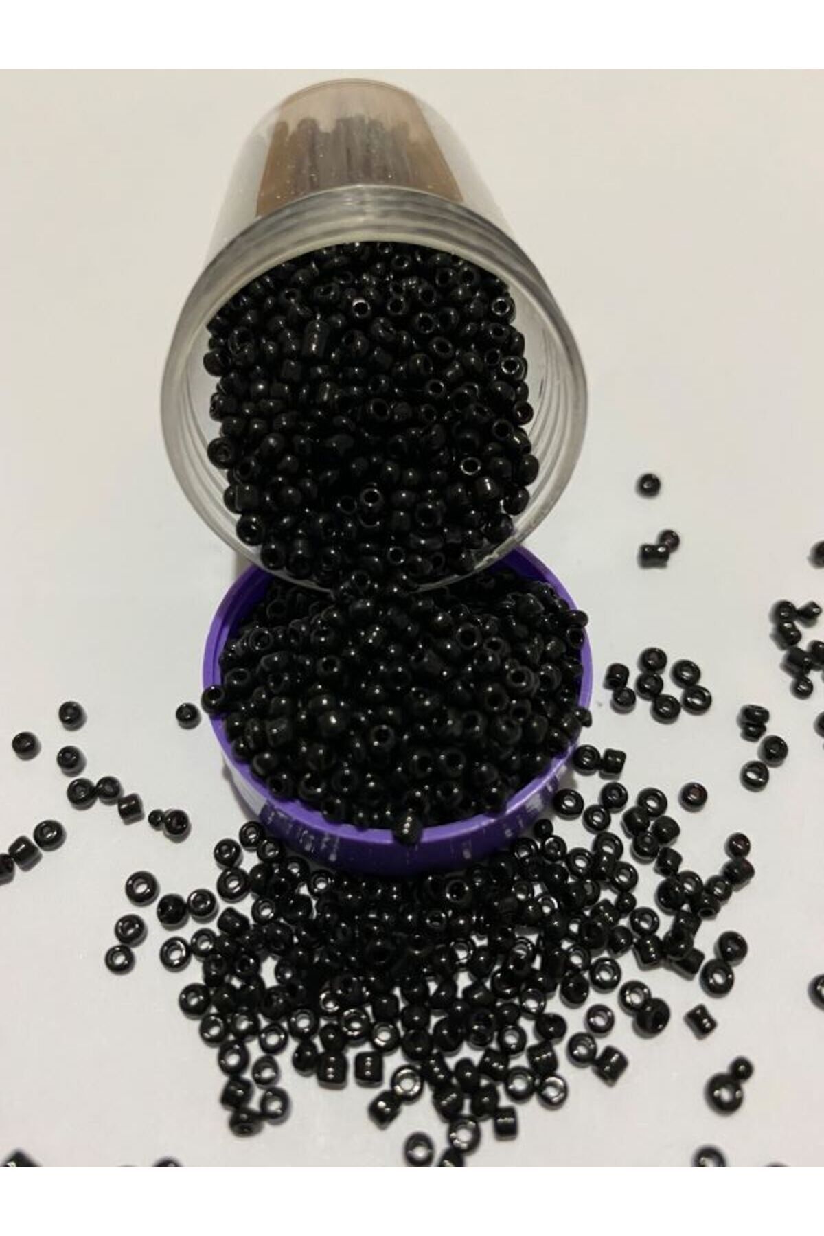 Kum Boncuk No:2 Siyah