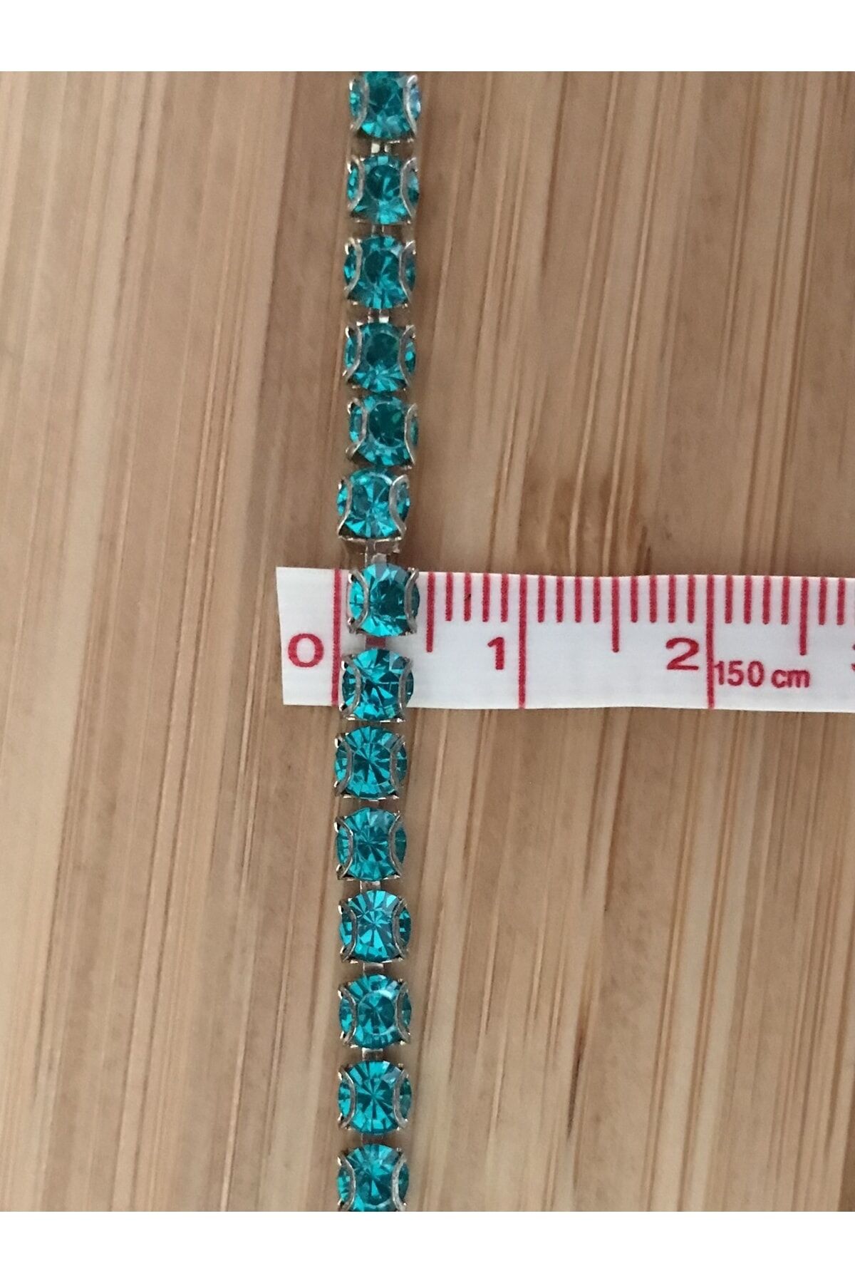 Dekoratif Şerit Taş. 3 Mm X 2 Metre.turkuaz.