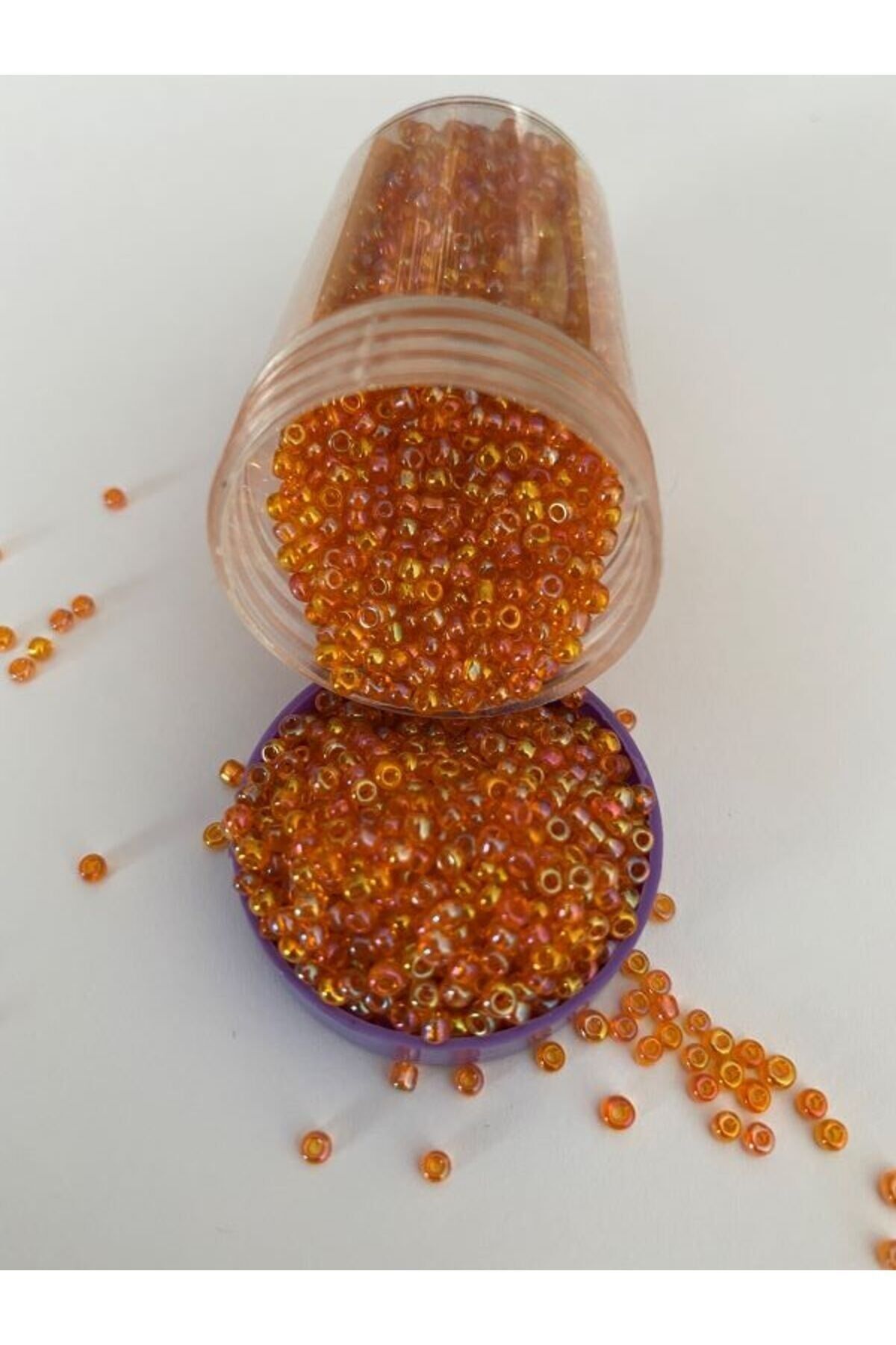 Kum Boncuk No:2 Turuncu