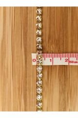 Dekoratif  () Şerit Taş. 3 Mm X 1,75 Metre. Beyaz.