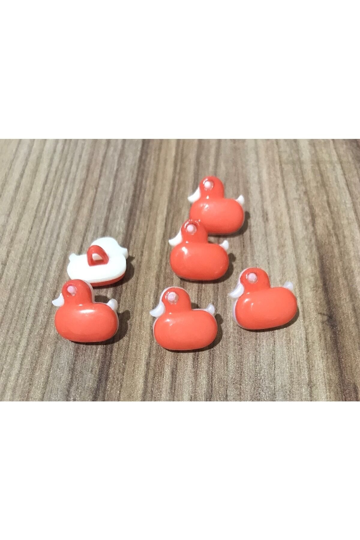 Plastik Bebek Düğmesi Ördek.