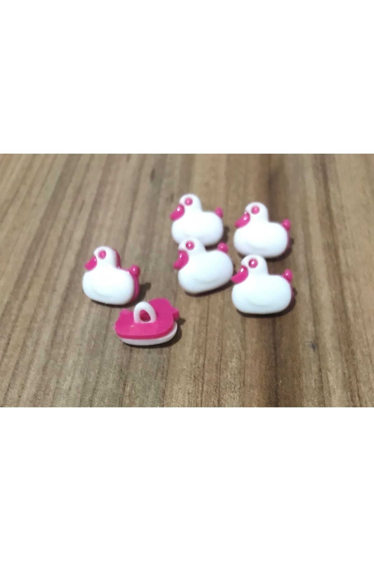 Plastik Bebek Düğmesi Ördek.