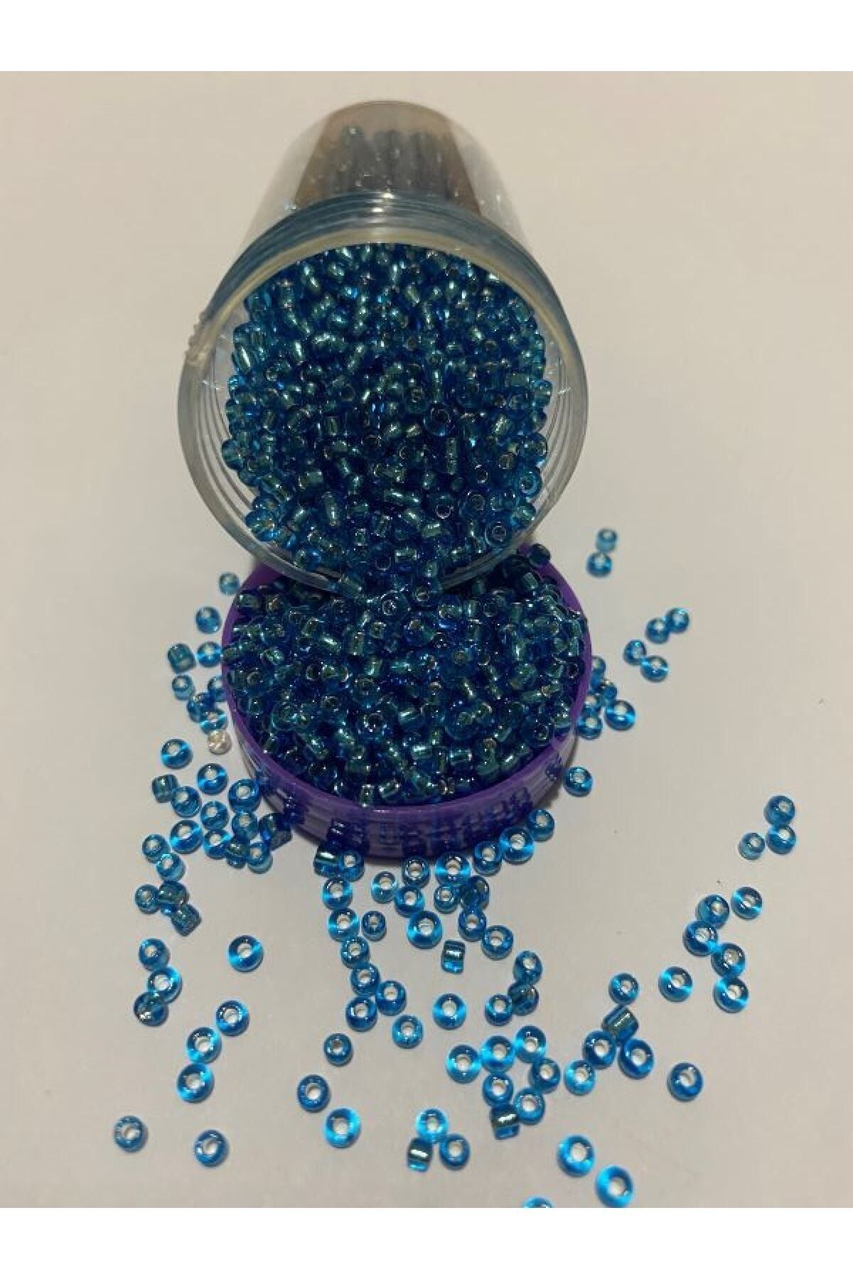 Kum Boncuk No:3 Koyu Turkuaz