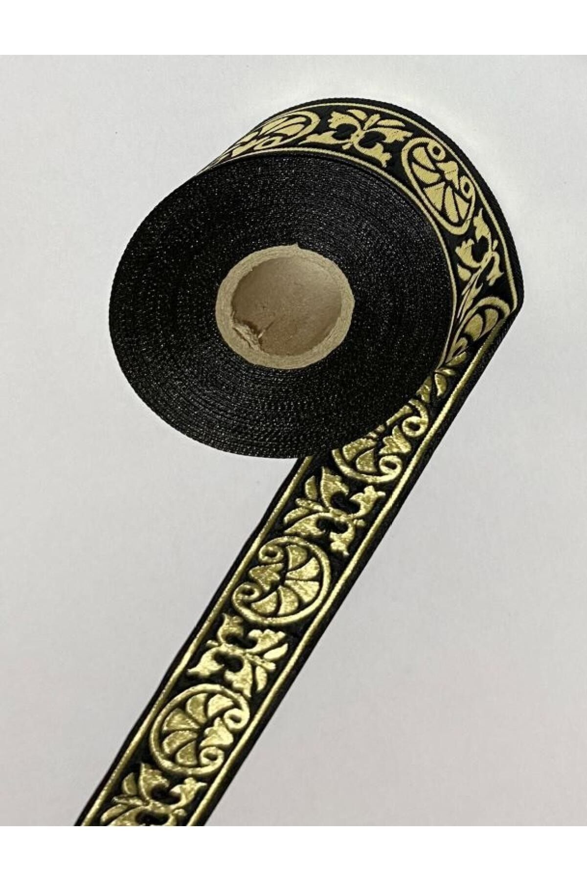 Bordür Şerit 33mmx10metre. Renk:7 Siyah.