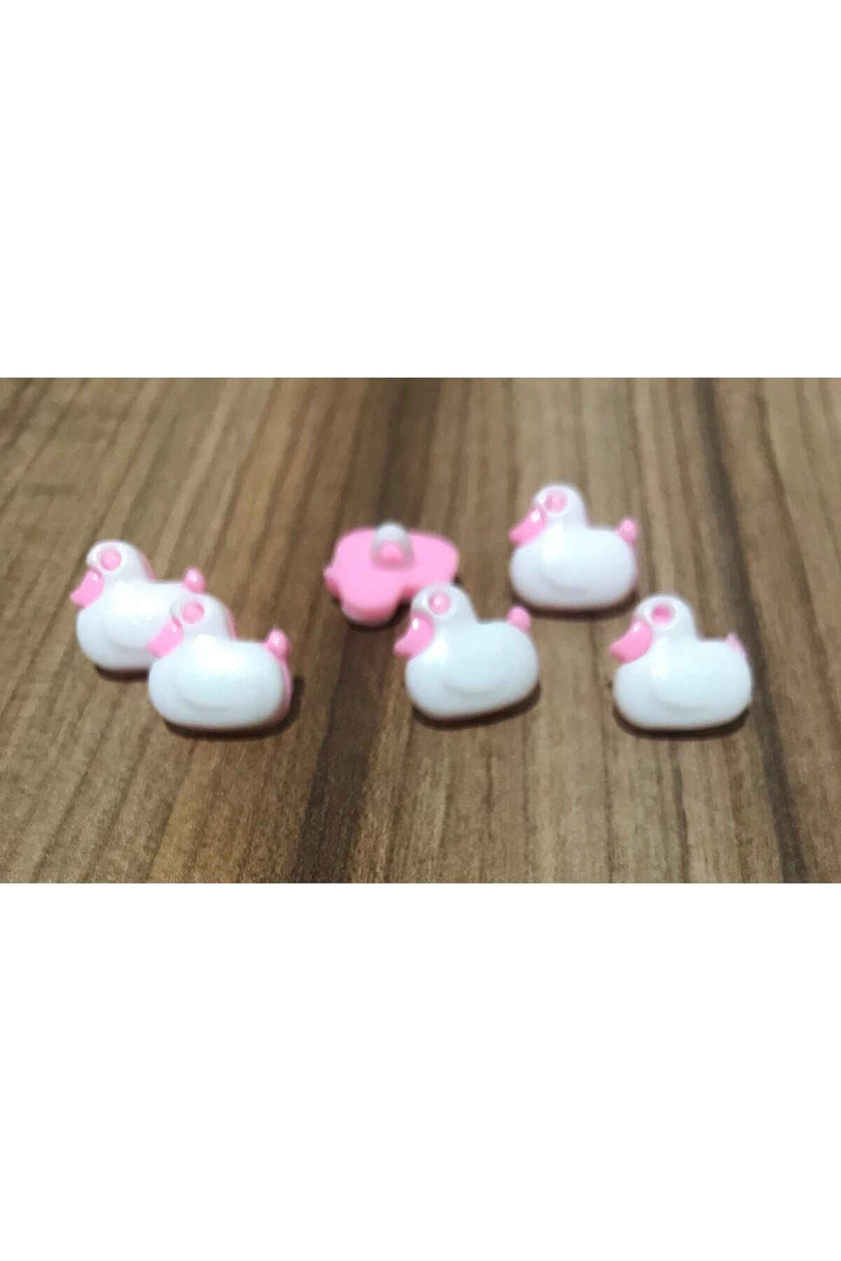 Plastik Bebek Düğmesi Ördek.
