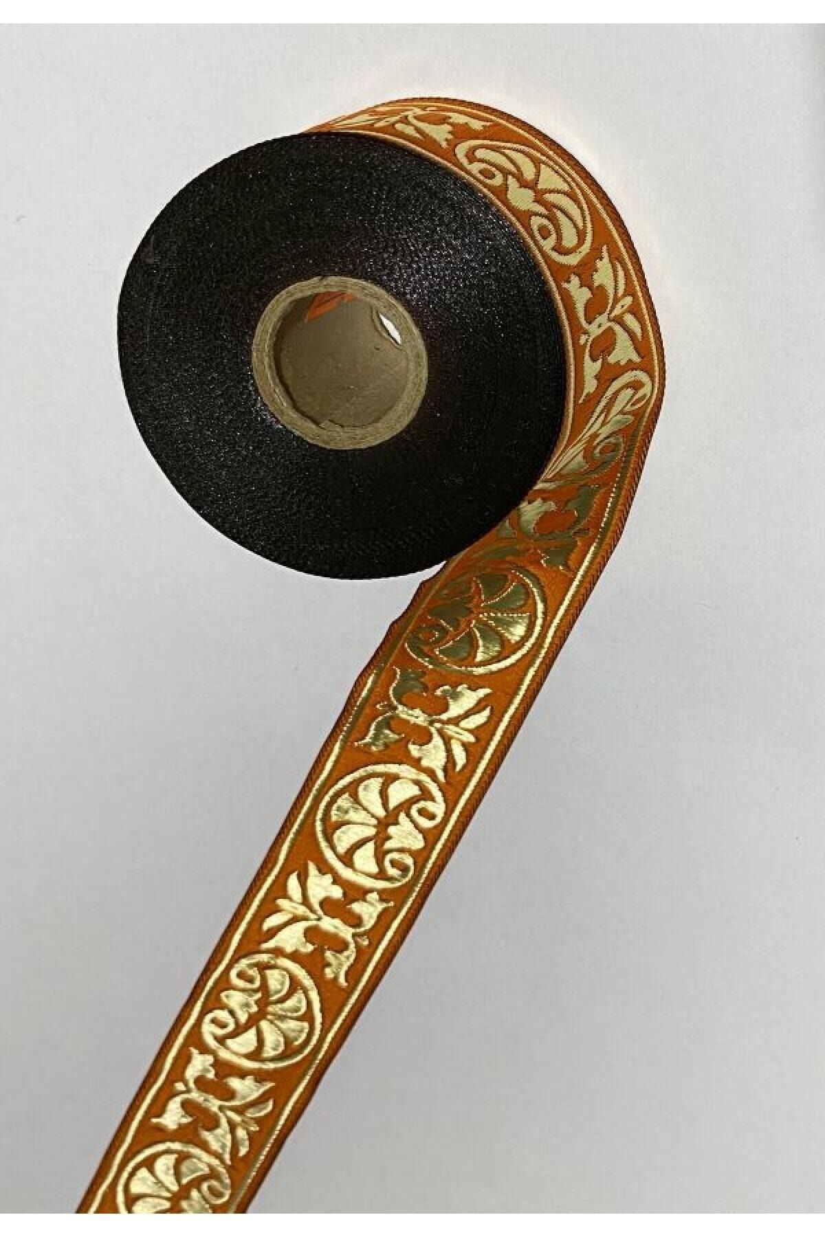 Bordür Şerit 33mmx10metre. Renk:7 Turuncu.