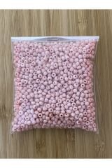 3mm Kum Boncuk. Açık Pudra.