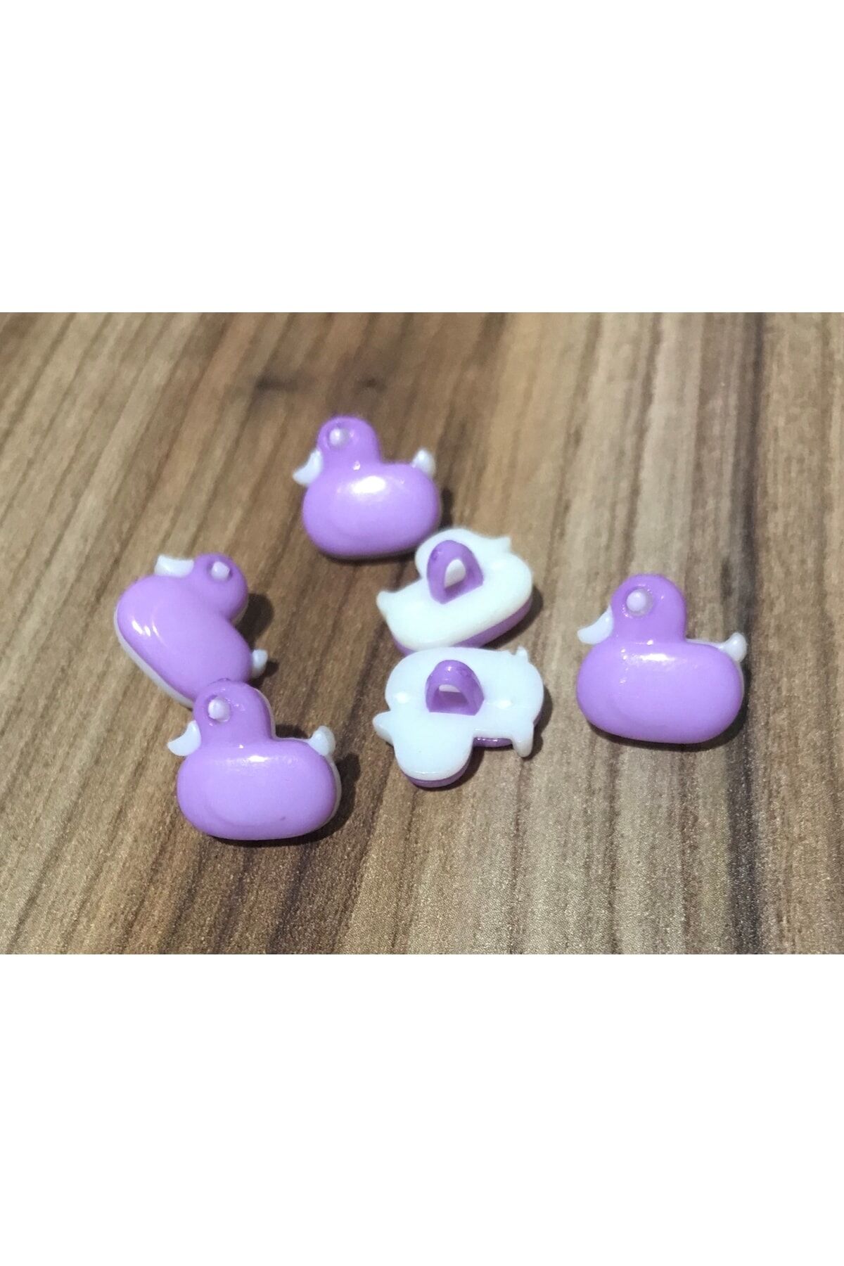 Plastik Bebek Düğmesi Ördek.