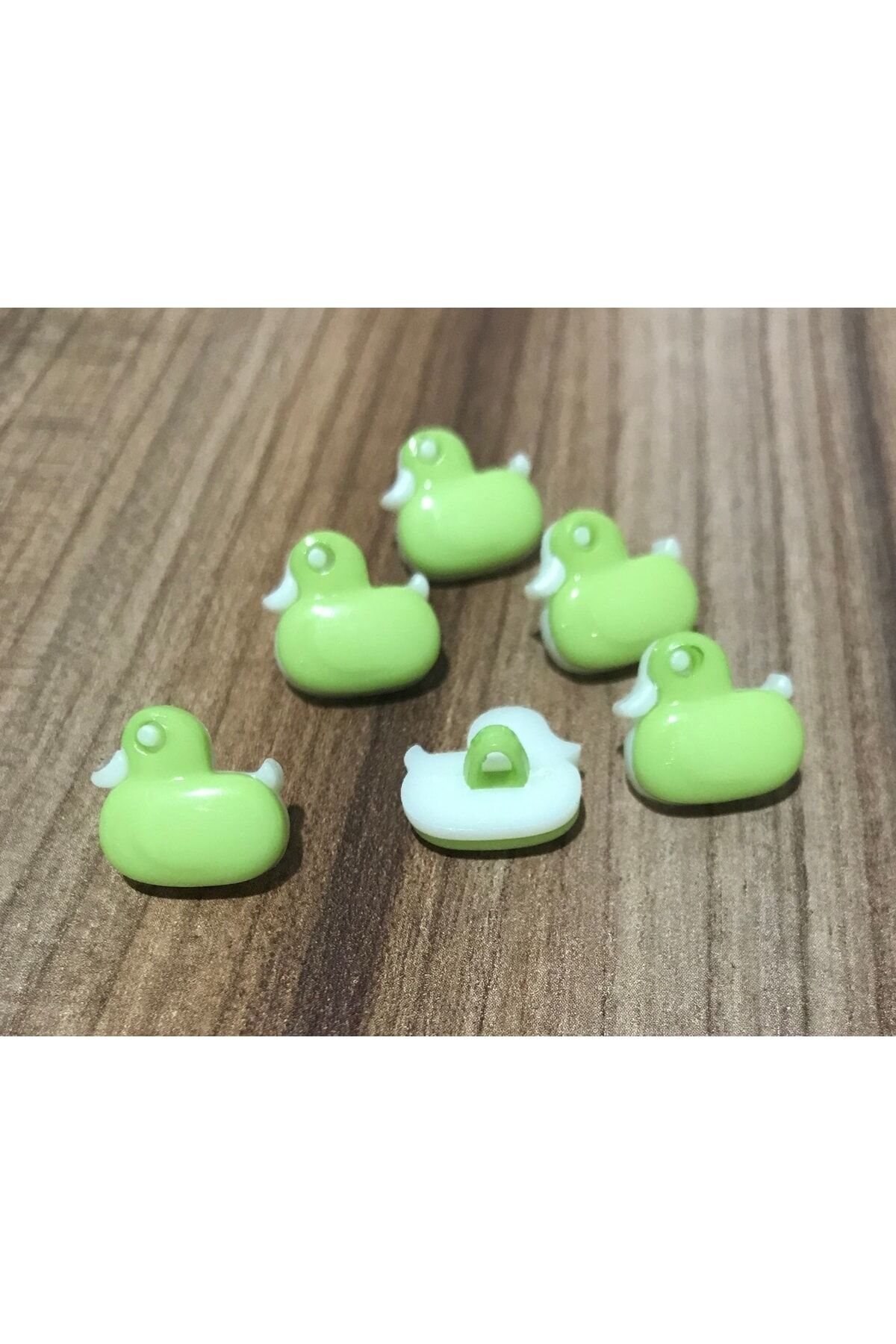 Plastik Bebek Düğmesi Ördek.