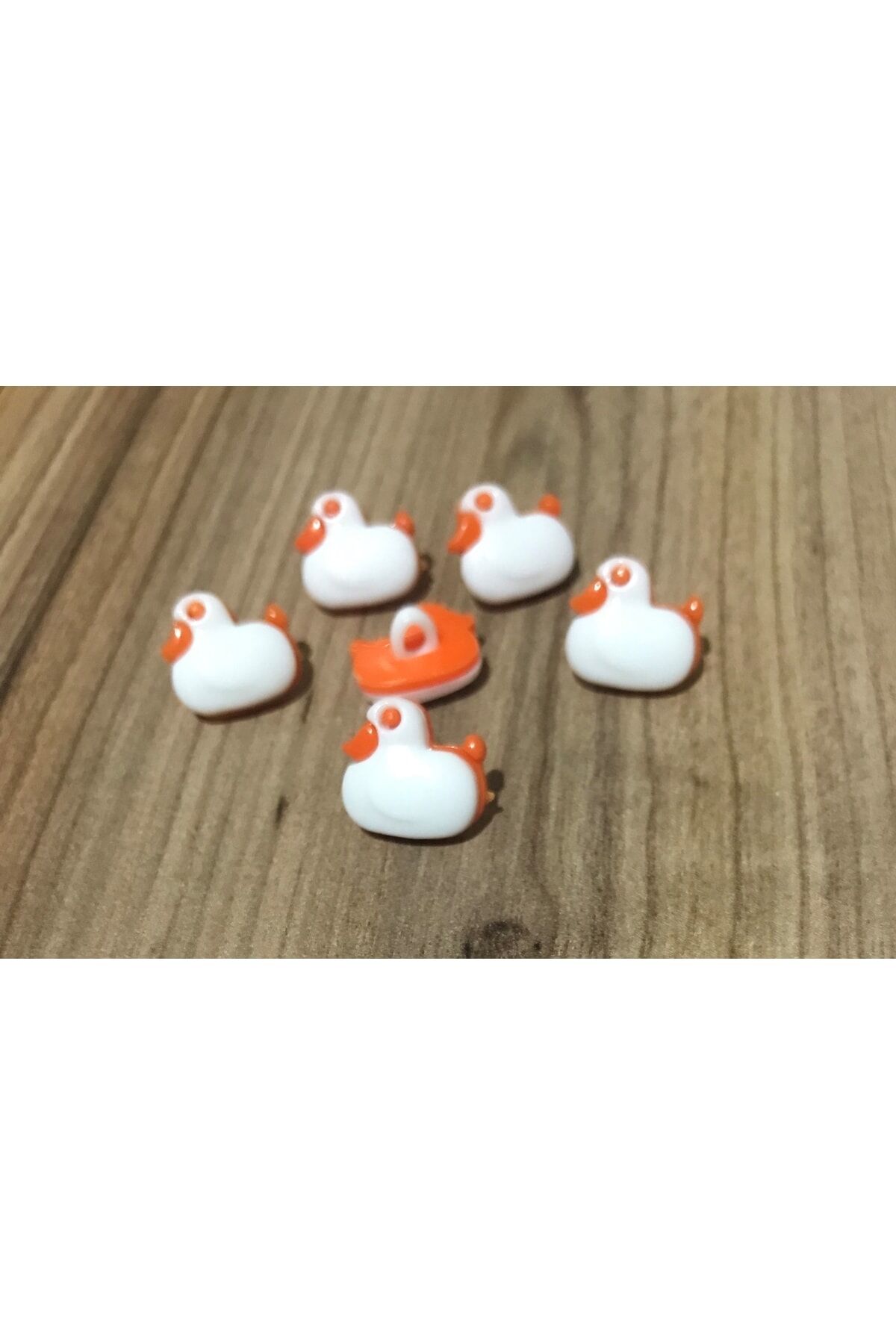 Plastik Bebek Düğmesi Ördek.