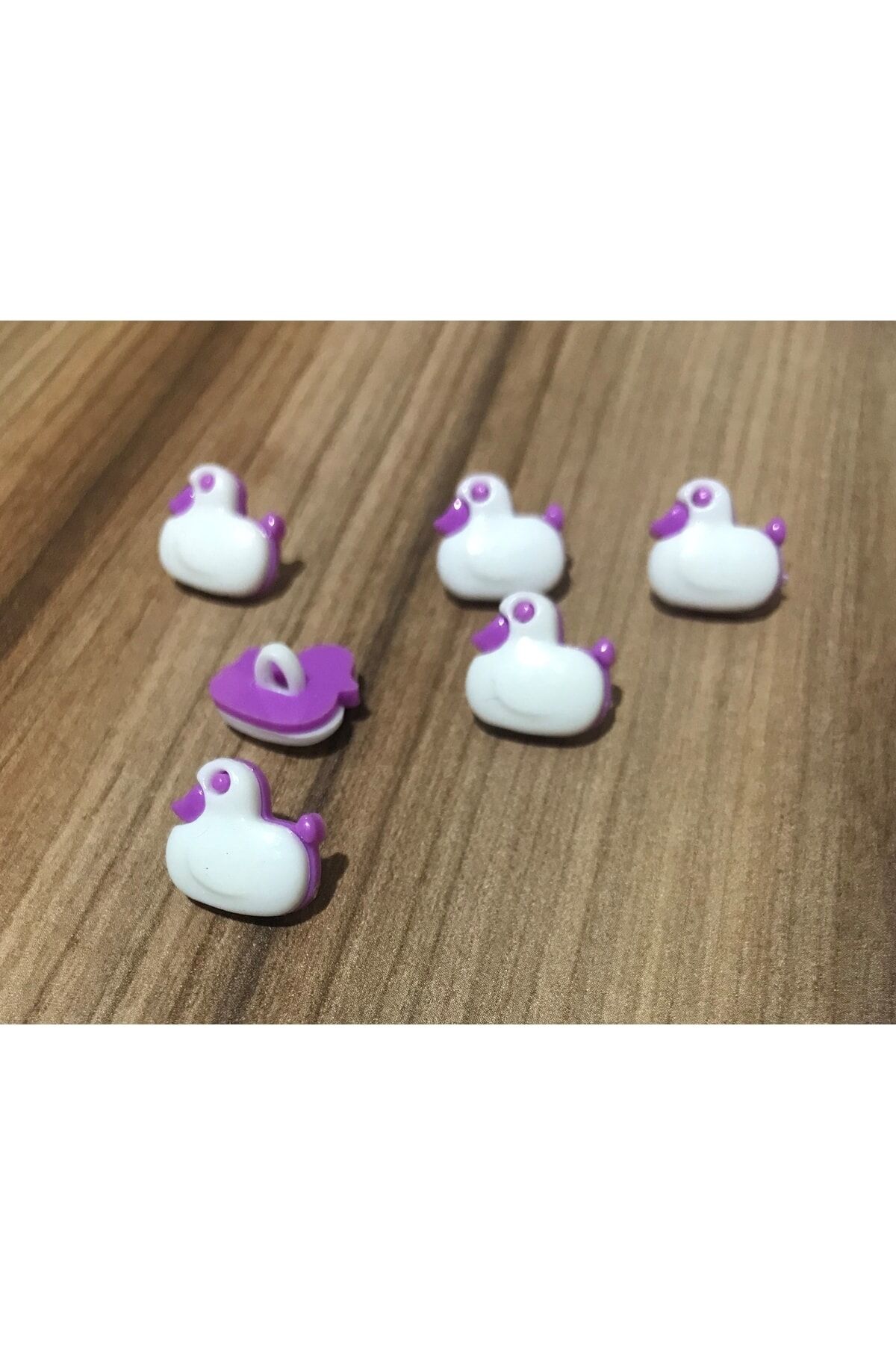 Plastik Bebek Düğmesi Ördek.