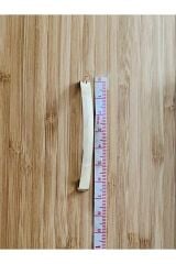 Küçük Boy Pir Inci Sarı Metal Saç Toka. 6mm X 6.5cm. 1 Adet. Altın Kaplama, Kararmaz.