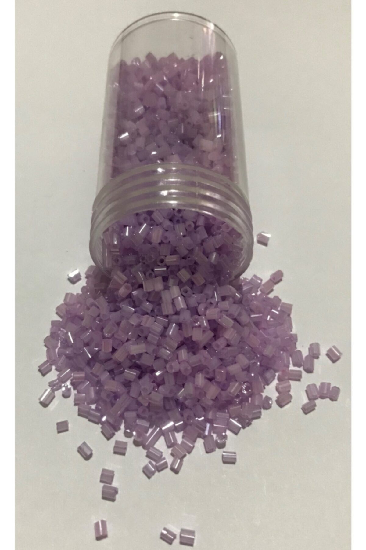 Boru Boncuk 3mm Lila