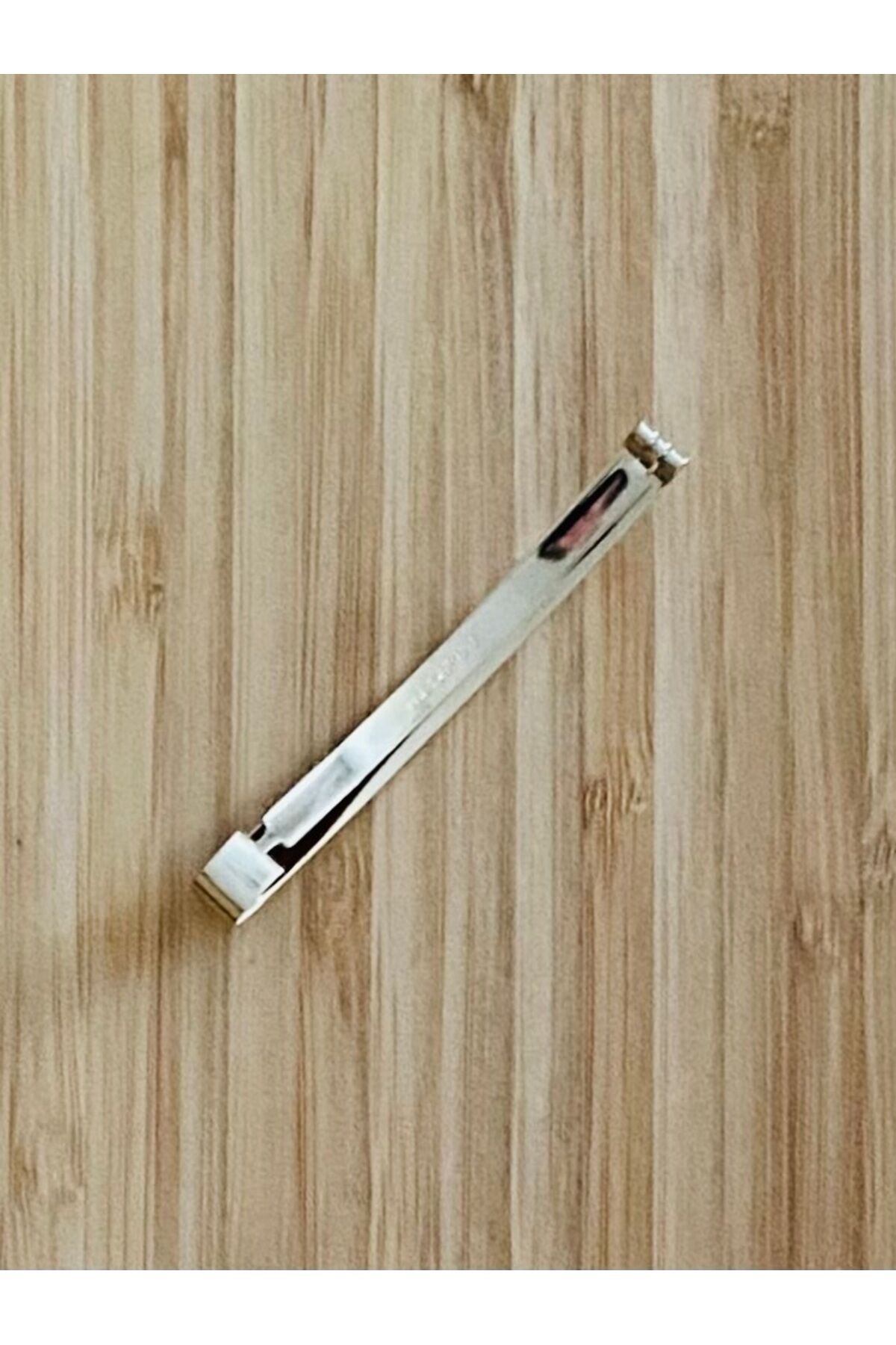 Küçük Boy Pir Inci Sarı Metal Saç Toka. 6mm X 6.5cm. 1 Adet. Altın Kaplama, Kararmaz.