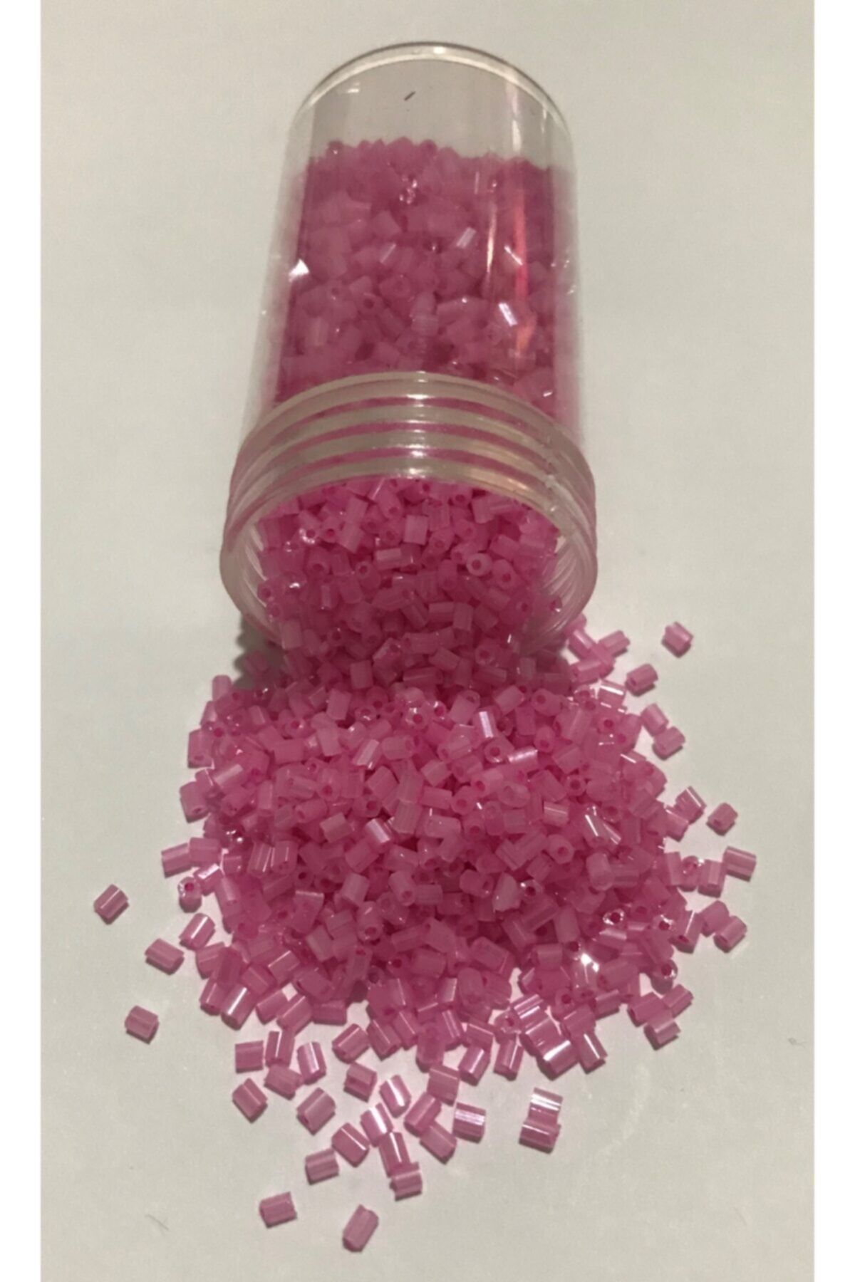 Boru Boncuk 3mm Pembe