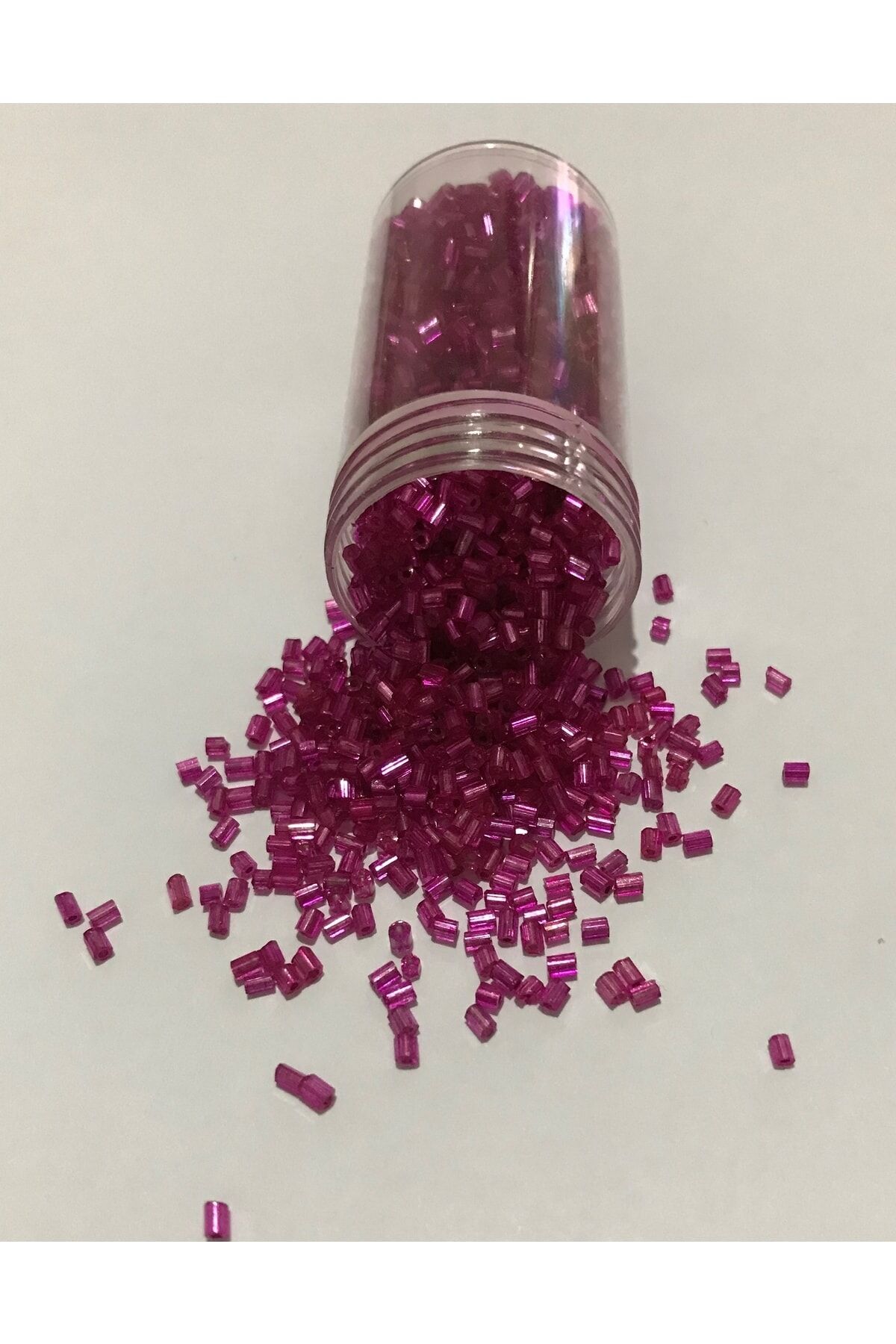 Boru Boncuk 3mm Vişne