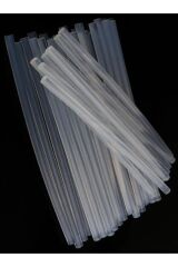 10 Adet Ince Sıcak Mum Tabanca Silikonu 8mm. Boy:30cm. TR Diğer