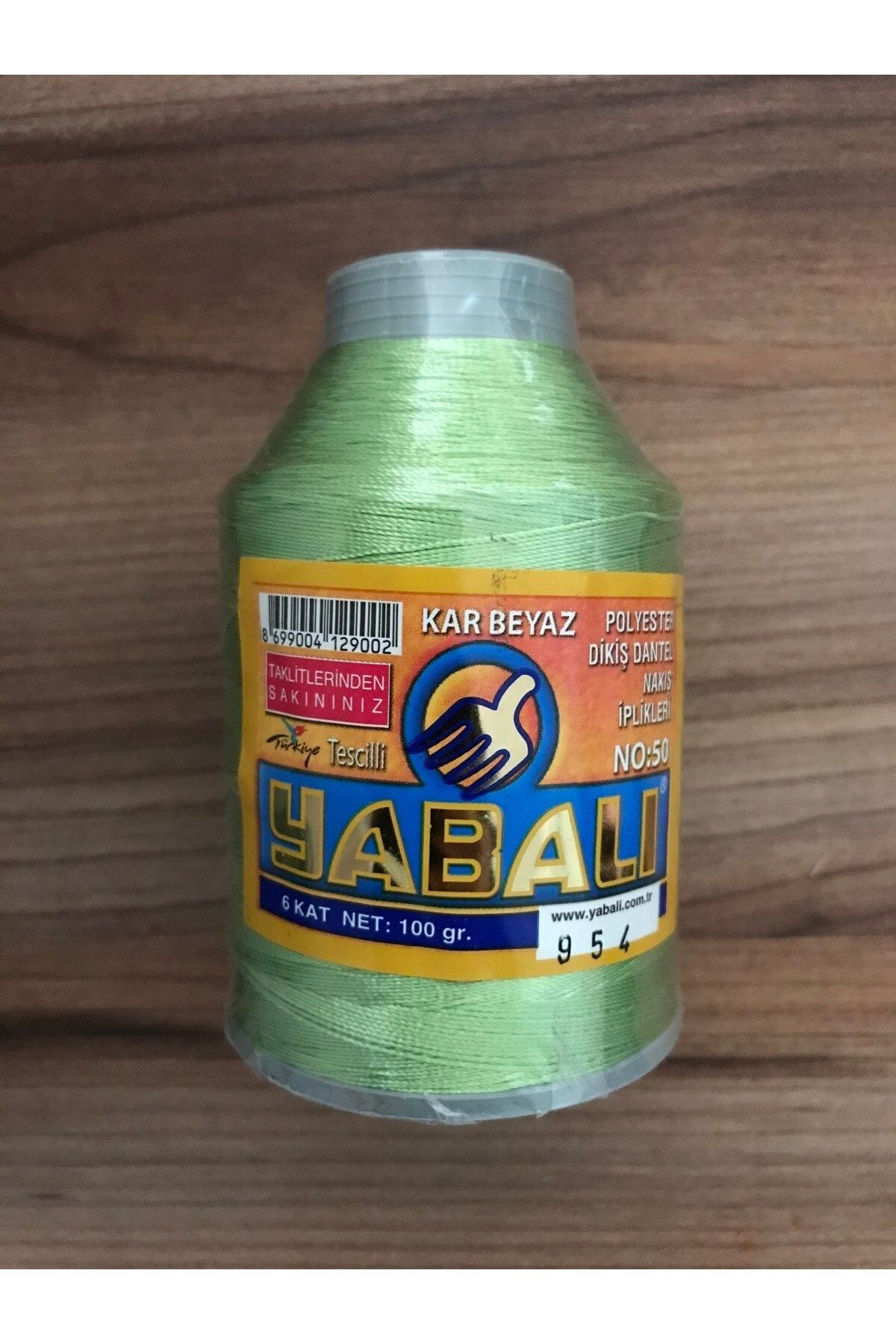 100 Gram Polyester No:50. 6katlı Oya Dantel Ipi.