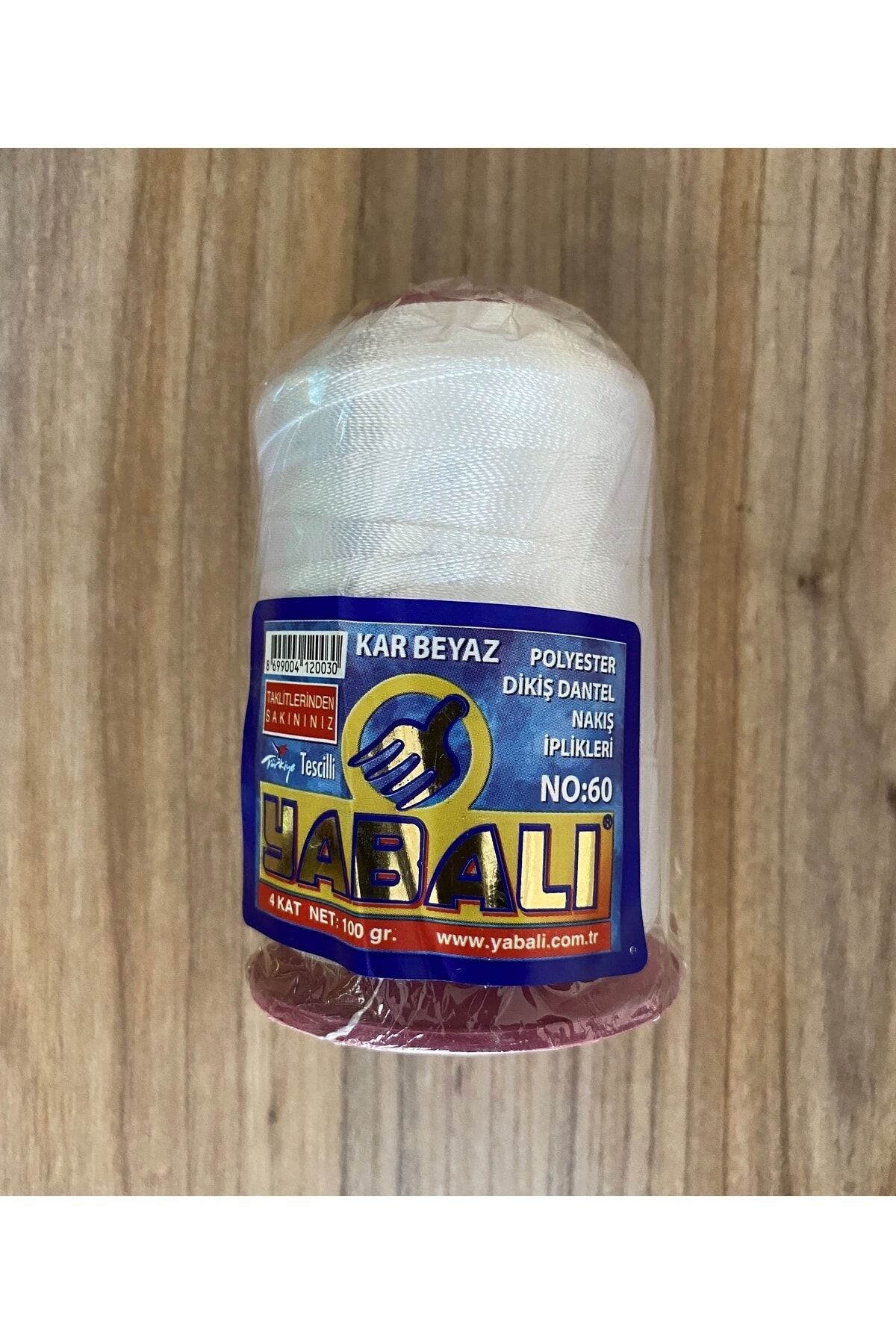 100 Gram Polyester No:60. 4katlı Oya Dantel Ipi.