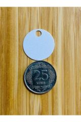 Patik, Çanta, Supla Ve Makrame Pulu 20mm 25gr. Takriben 185 Adet. Janjan Mavi.