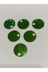 Patik, Çanta, Supla Ve Makrame Pulu 20mm 25gr.takriben 185 Adet. Janjan Yeşil.