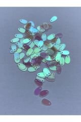 Yazma, Havlu, Abiye, Çeyizlik Işleme Damla Pul. 9x5mm. 20gr. Takriben 1120 Adet. No:2