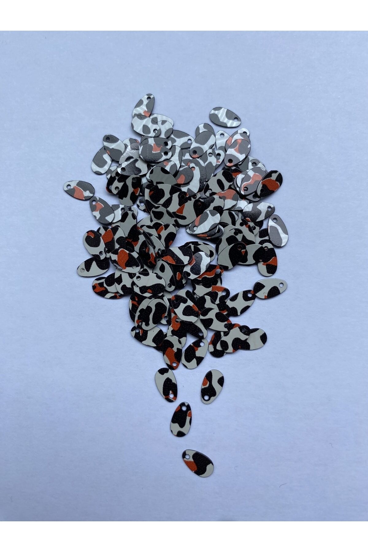 Yazma, Havlu, Abiye, Çeyizlik Işleme Damla Pul. 9x5mm. 20gr. Takriben 1120 Adet. No:9 Beyaz.