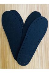 El Örgü Patik Tabanlık İthal Keçe ve Vinileks Deri. 1 Çift. No:32 Boy:19,8cm.