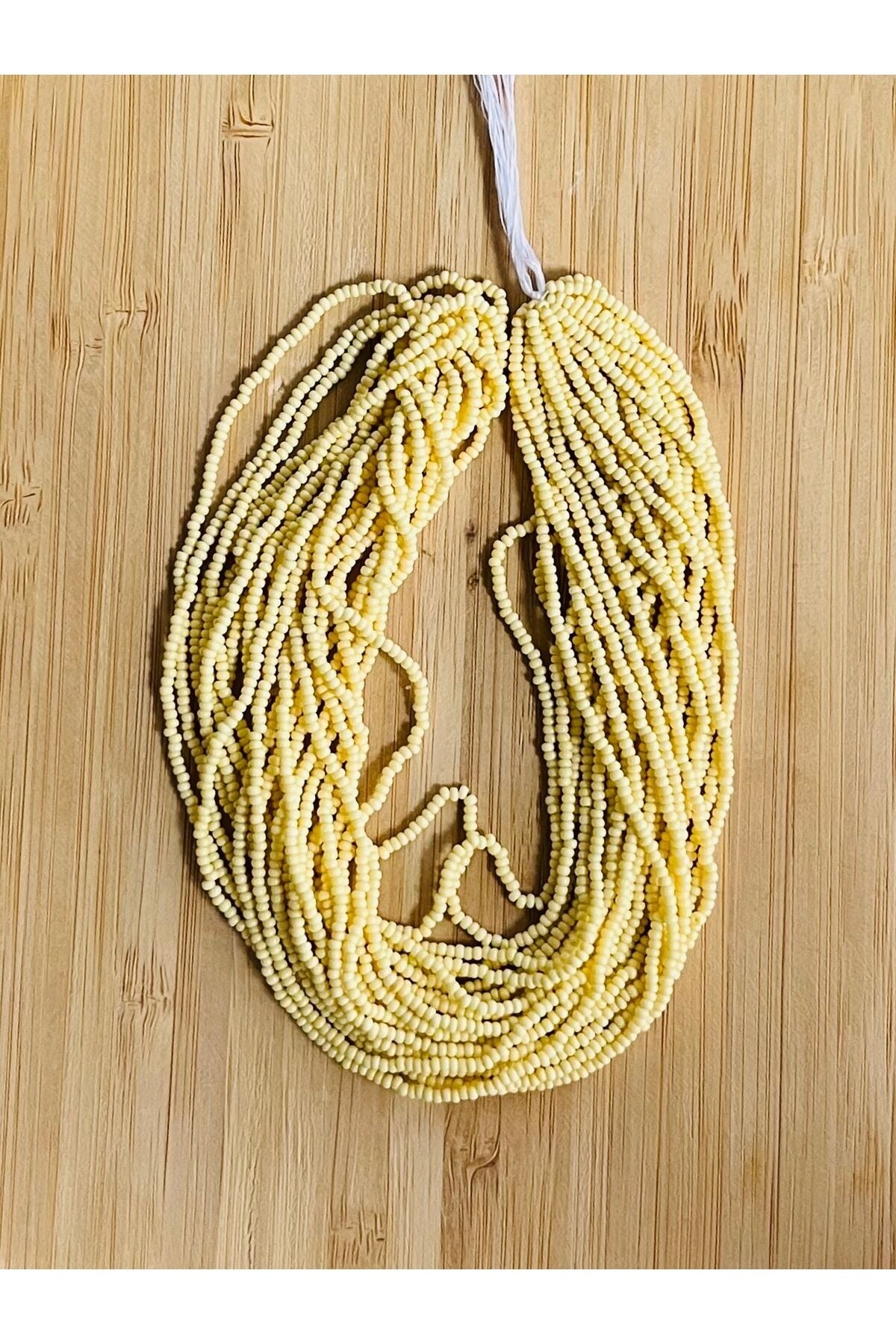 12dizi. Renk. Saman Sarısı. Boncuk Çekoslovakya, Adana, Hapishane Işi, Iğne Oyası Ve Işleme Boncuğu