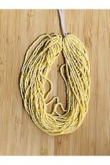 12dizi. Renk. Saman Sarısı. Boncuk Çekoslovakya, Adana, Hapishane Işi, Iğne Oyası Ve Işleme Boncuğu