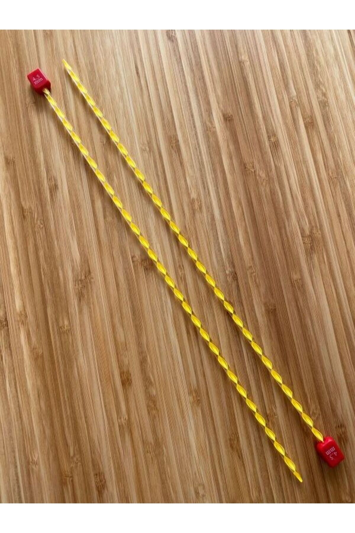 Plastik Dalgalı Örgü Şiş 36cm.