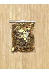 Kutup Yıldızı Gold. Yazma, Abiye, Kolye, Bileklik, Halay Mendili Vb El Işleme Pleksi Pul.