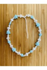 Plastik Kalp, Yıldız Ve Incili Telefon Charm'ı