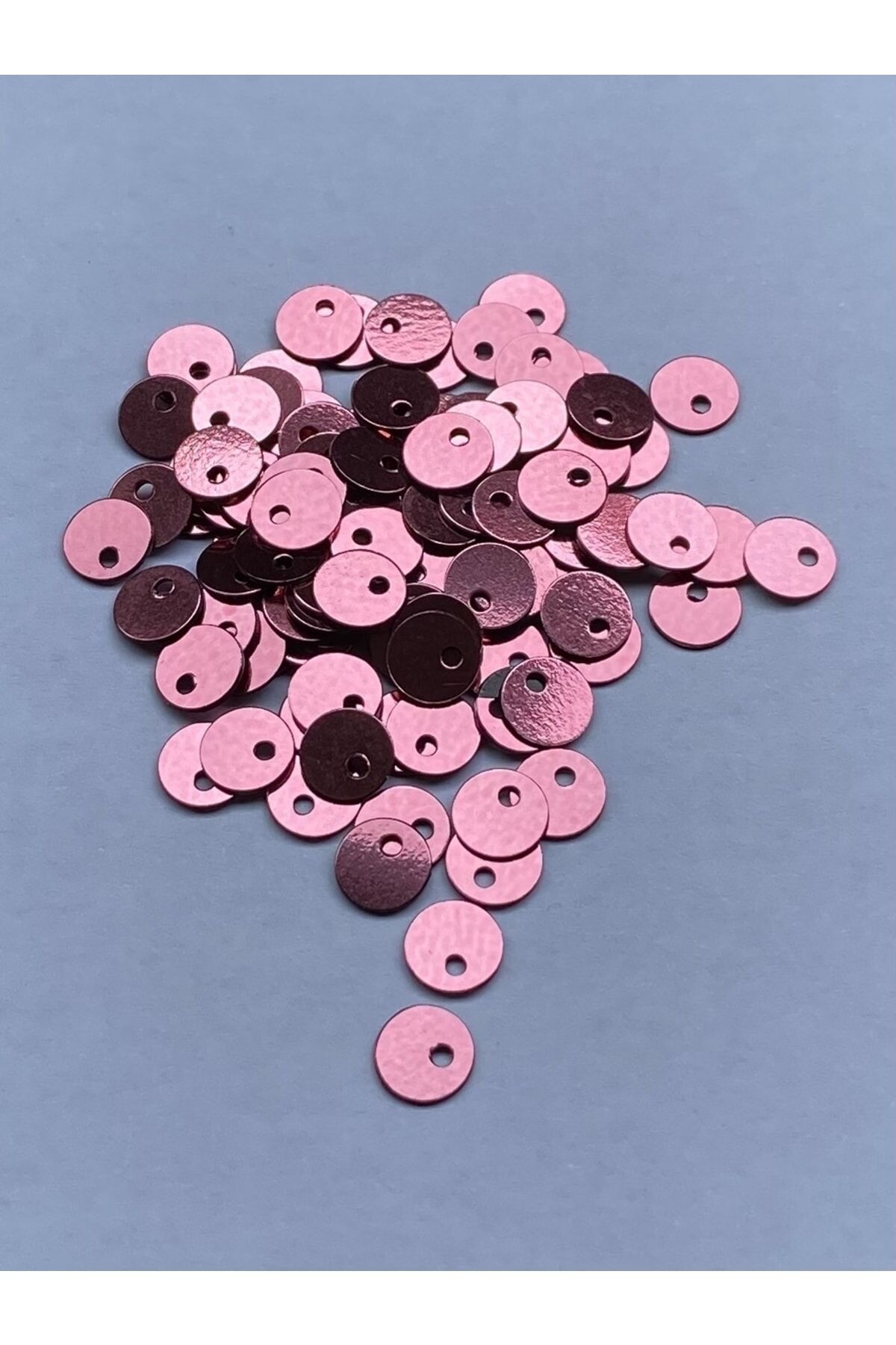 Yan Delikli Yazma, Havlu, Abiye, Çeyizlik El Işleme Pul. 6mm. 20gr. 1350-1360 Adet Gül.