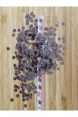 Eskitme Bakır Paslanmaz Tel Kırma El İşleme Pul. 4mm. 50gr.