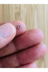 Eskitme Bakır Paslanmaz Tel Kırma El İşleme Pul. 4mm. 50gr.