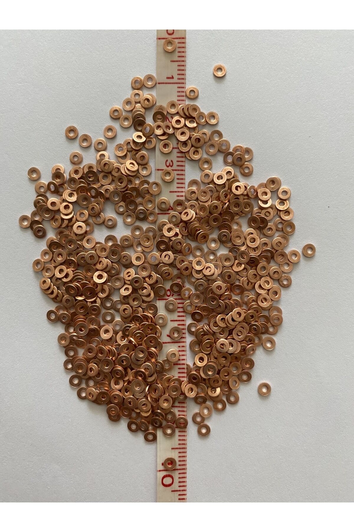 Eskitme Bakır Paslanmaz Tel Kırma Pul. 3mm. 50gr.