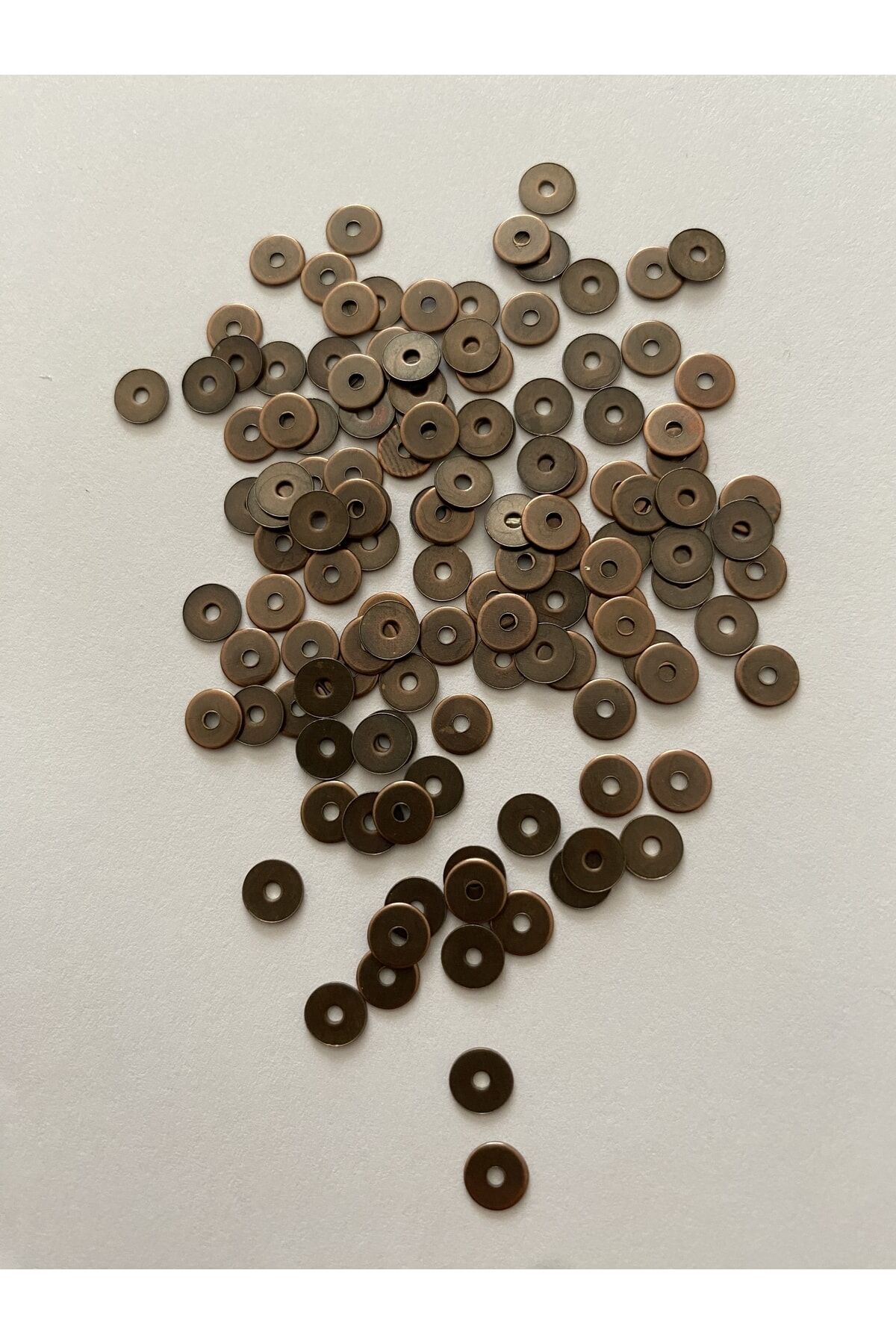 Eskitme Bakır Paslanmaz Tel Kırma Pul. 5mm. 50gr.