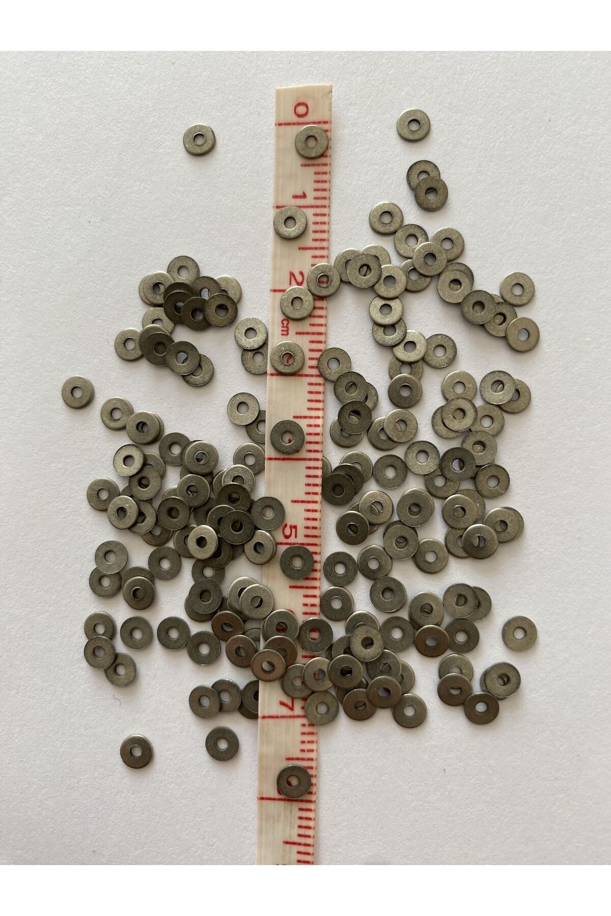 Eskitme Gümüş Oksit Kaplama Paslanmaz Tel Kırma Pul. 4mm.