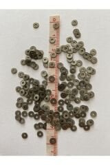 Eskitme Gümüş Oksit Kaplama Paslanmaz Tel Kırma Pul. 4mm.